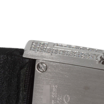 TIFFANY&Co. Cocktail Watch Full Diamond Watches  K18 White Gold/Leather Ladies