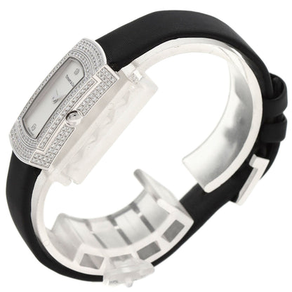 TIFFANY&Co. Cocktail Watch Full Diamond Watches  K18 White Gold/Leather Ladies