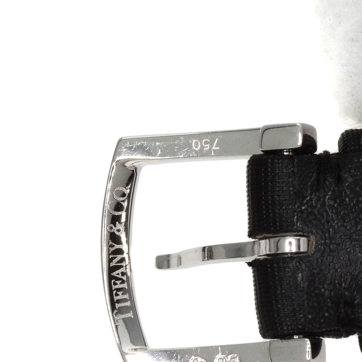 TIFFANY&Co. Cocktail Watch Full Diamond Watches  K18 White Gold/Leather Ladies