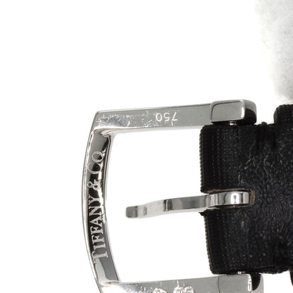 TIFFANY&Co. Cocktail Watch Full Diamond Watches  K18 White Gold/Leather Ladies