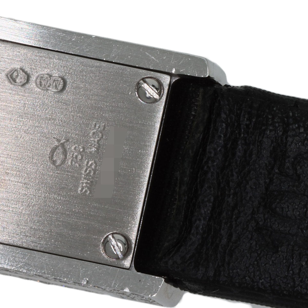 TIFFANY&Co. Cocktail Watch Full Diamond Watches  K18 White Gold/Leather Ladies