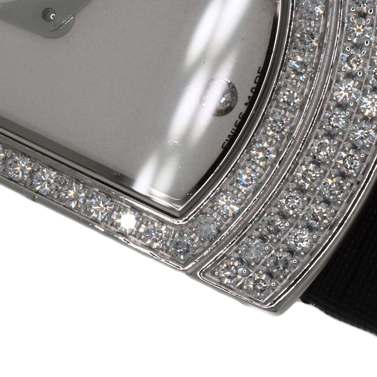 TIFFANY&Co. Cocktail Watch Full Diamond Watches  K18 White Gold/Leather Ladies