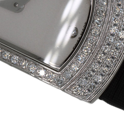 TIFFANY&Co. Cocktail Watch Full Diamond Watches  K18 White Gold/Leather Ladies