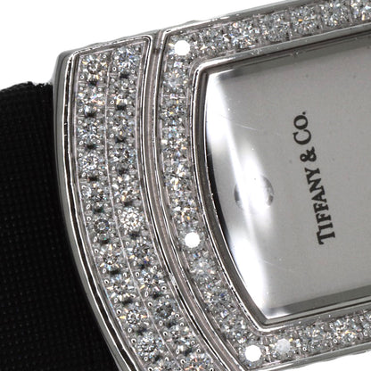 TIFFANY&Co. Cocktail Watch Full Diamond Watches  K18 White Gold/Leather Ladies