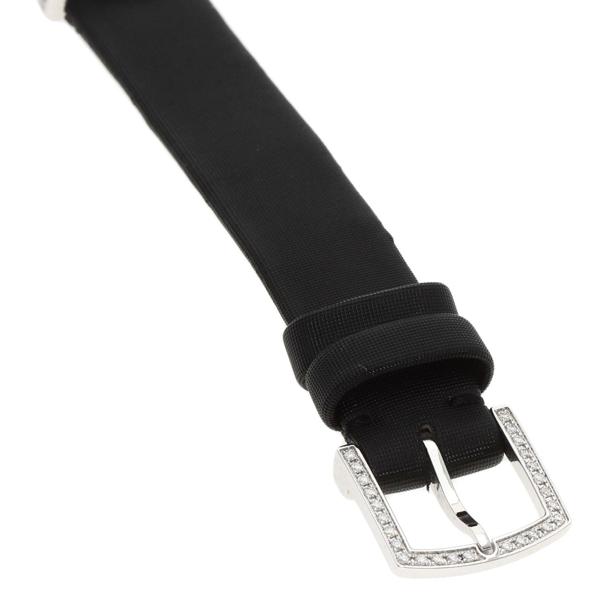 TIFFANY&Co. Cocktail Watch Full Diamond Watches  K18 White Gold/Leather Ladies