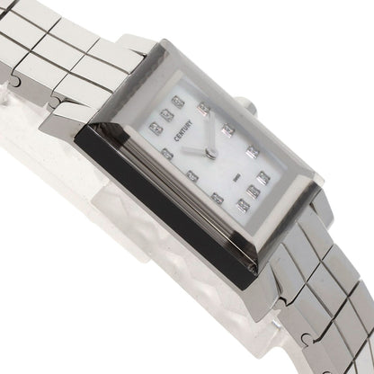 CENTURY Time Gem 10P Diamond Watches Stainless Steel/Stainless Steel mens