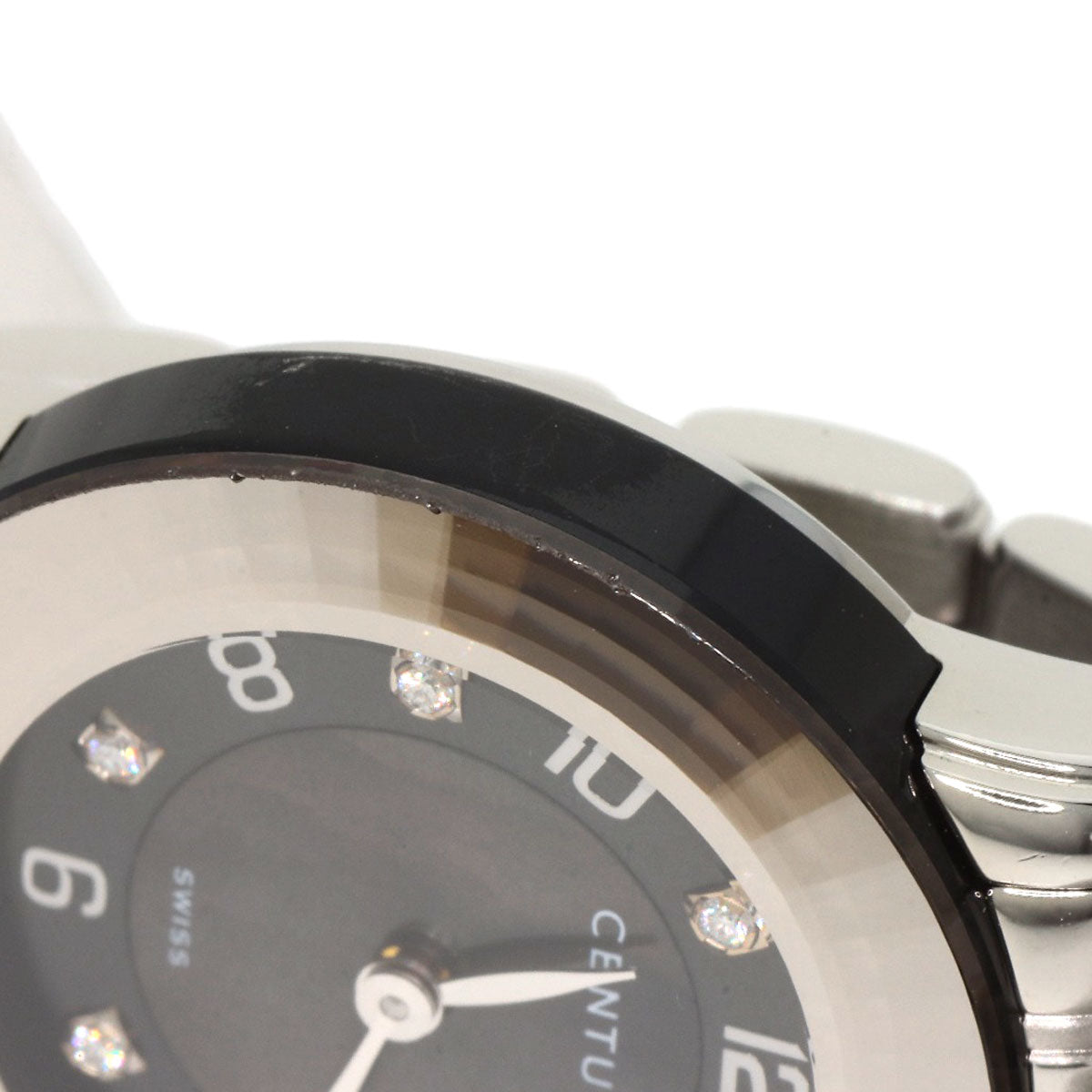 CENTURY Elegance Watches 648.7.S.N5B.12.SF Stainless Steel/Stainless Steel Ladies