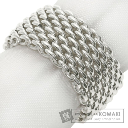 TIFFANY&Co.   Somerset mesh Ring  Silver Ladies [Used]