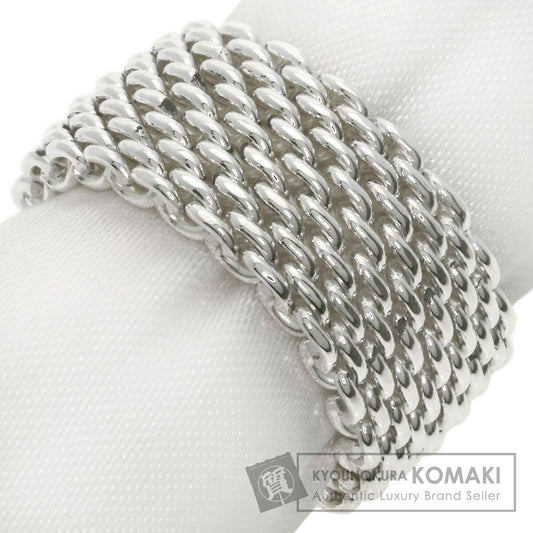 TIFFANY&Co.   Somerset mesh Ring  Silver Ladies [Used]