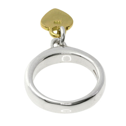 TIFFANY&Co. Heart Rock Charm Ring Silver 18K Yellow GoldLadies [Used]