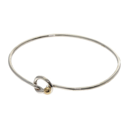 TIFFANY&Co. Love knot bangle Bracelet Silver 18K Yellow GoldLadies [Used]
