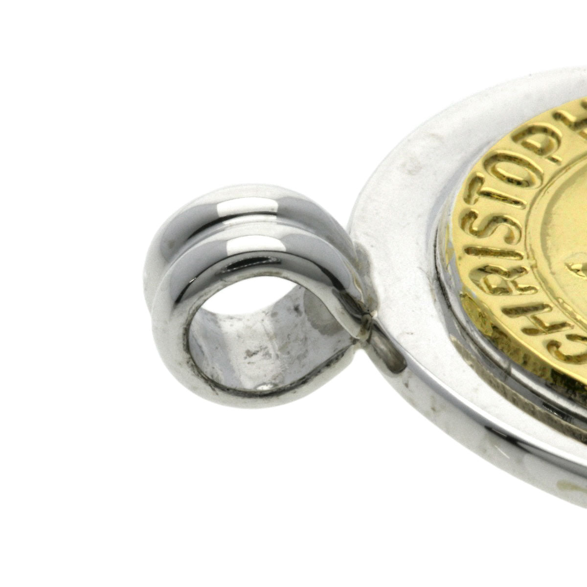 TIFFANY&Co.   Saint Christopher Coin Pendant top  Silver 18K Yellow GoldLadies [Used]