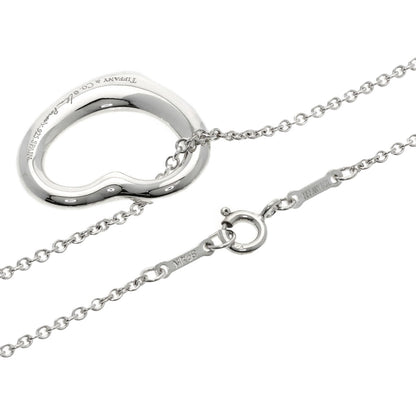 TIFFANY&Co. Open heart Necklace Silver Ladies [Used]