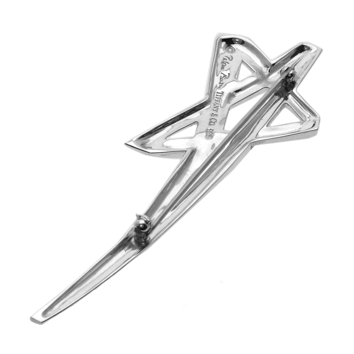TIFFANY&Co. Shooting Star Paloma Picasso Brooch Silver Ladies [Used]