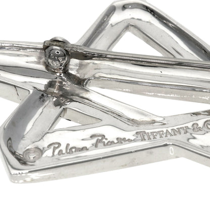 TIFFANY&Co. Shooting Star Paloma Picasso Brooch Silver Ladies [Used]