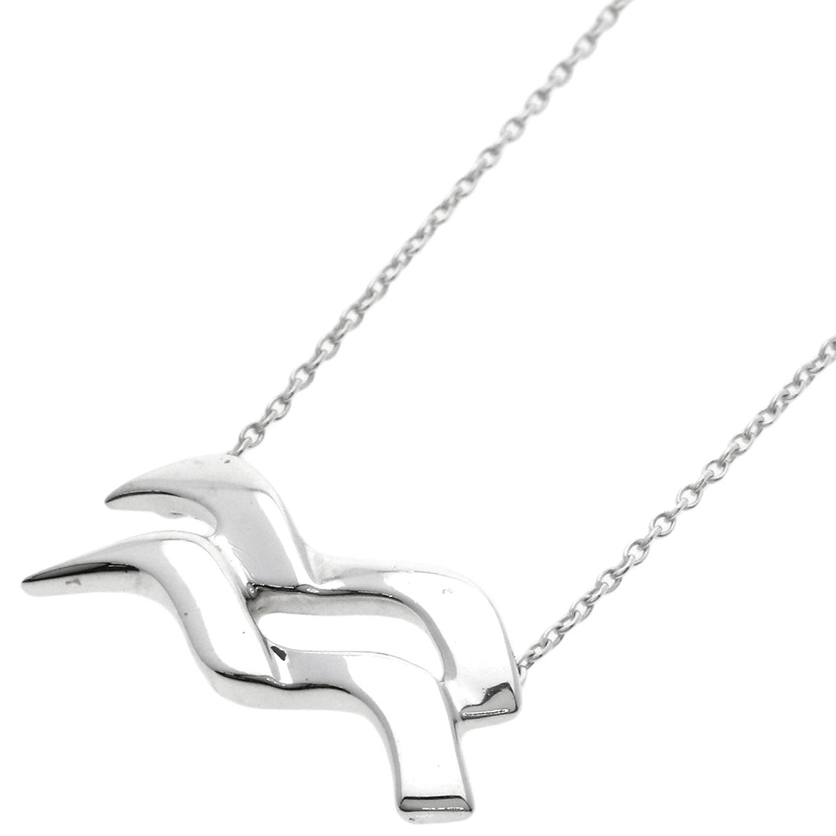 TIFFANY&Co. Paloma Picasso Aquarius Necklace Silver Ladies [Used]