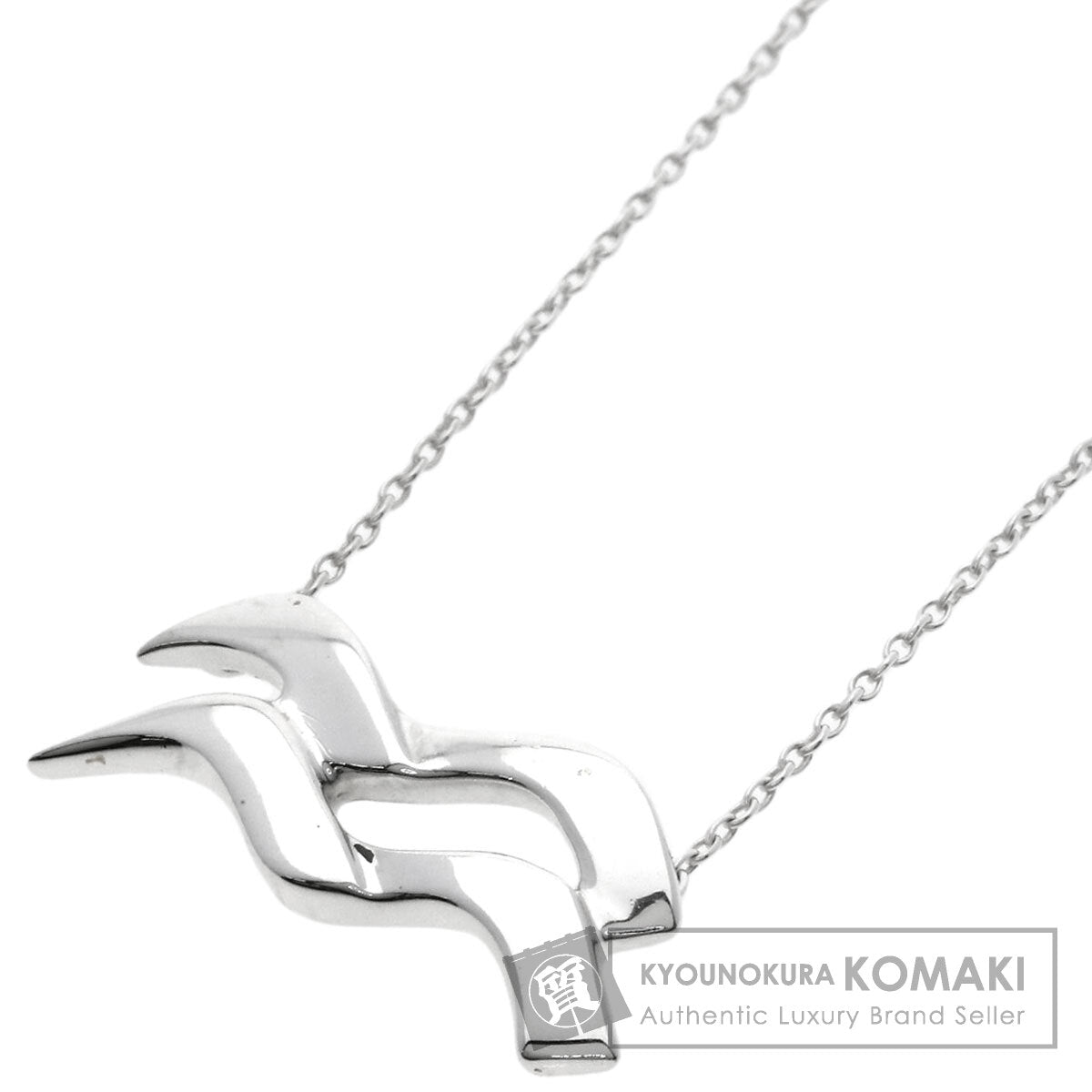 TIFFANY&Co. Paloma Picasso Aquarius Necklace Silver Ladies [Used]