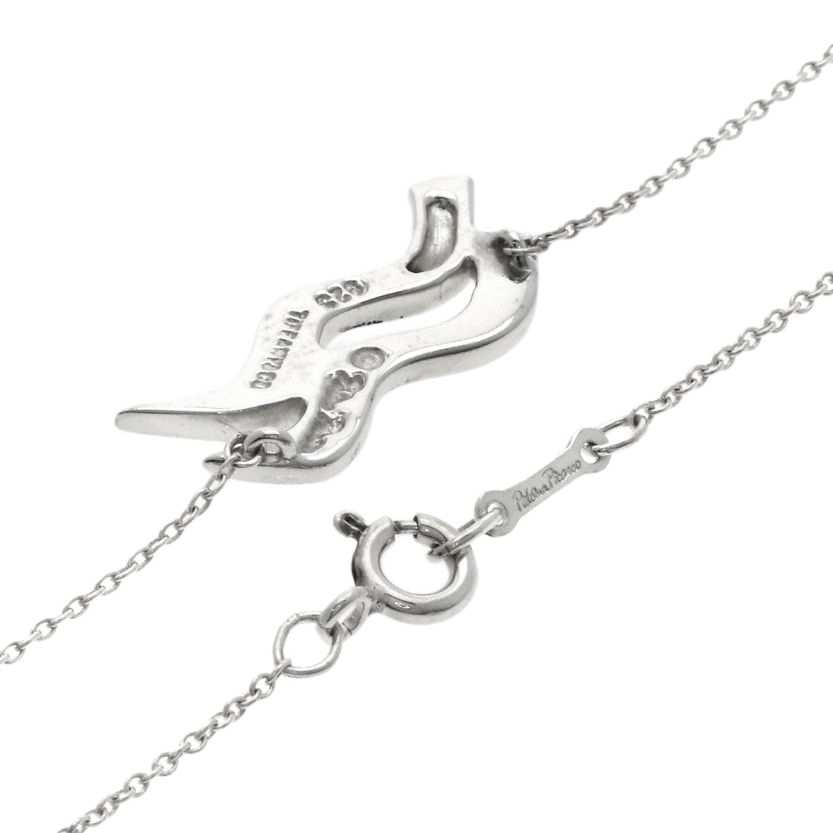 TIFFANY&Co. Paloma Picasso Aquarius Necklace Silver Ladies [Used]