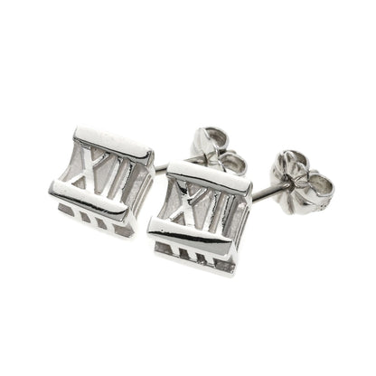TIFFANY&Co.   Atlas cube earring  Silver Ladies [Used]
