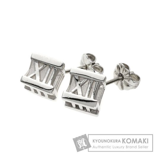 TIFFANY&Co.   Atlas cube earring  Silver Ladies [Used]