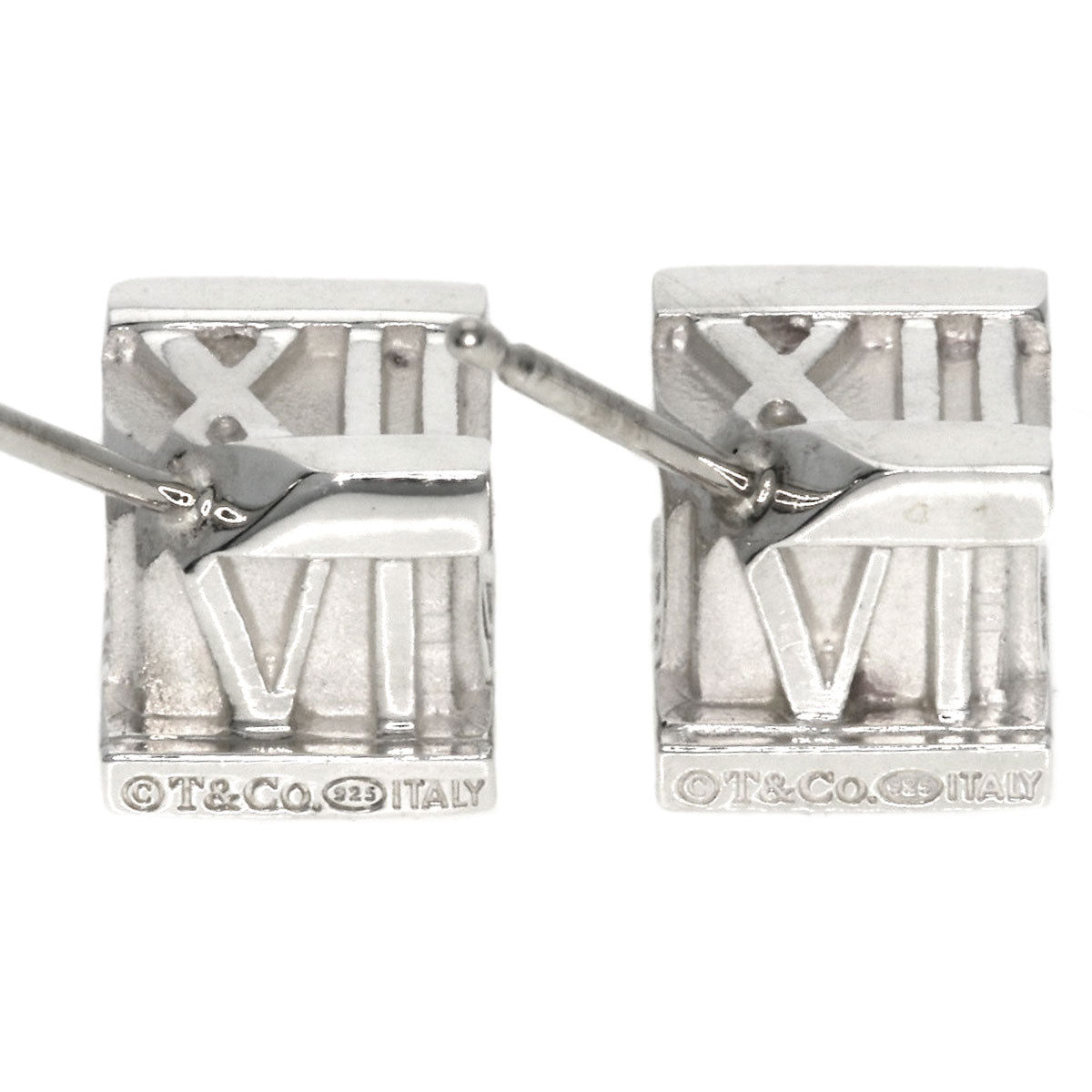 TIFFANY&Co.   Atlas cube earring  Silver Ladies [Used]