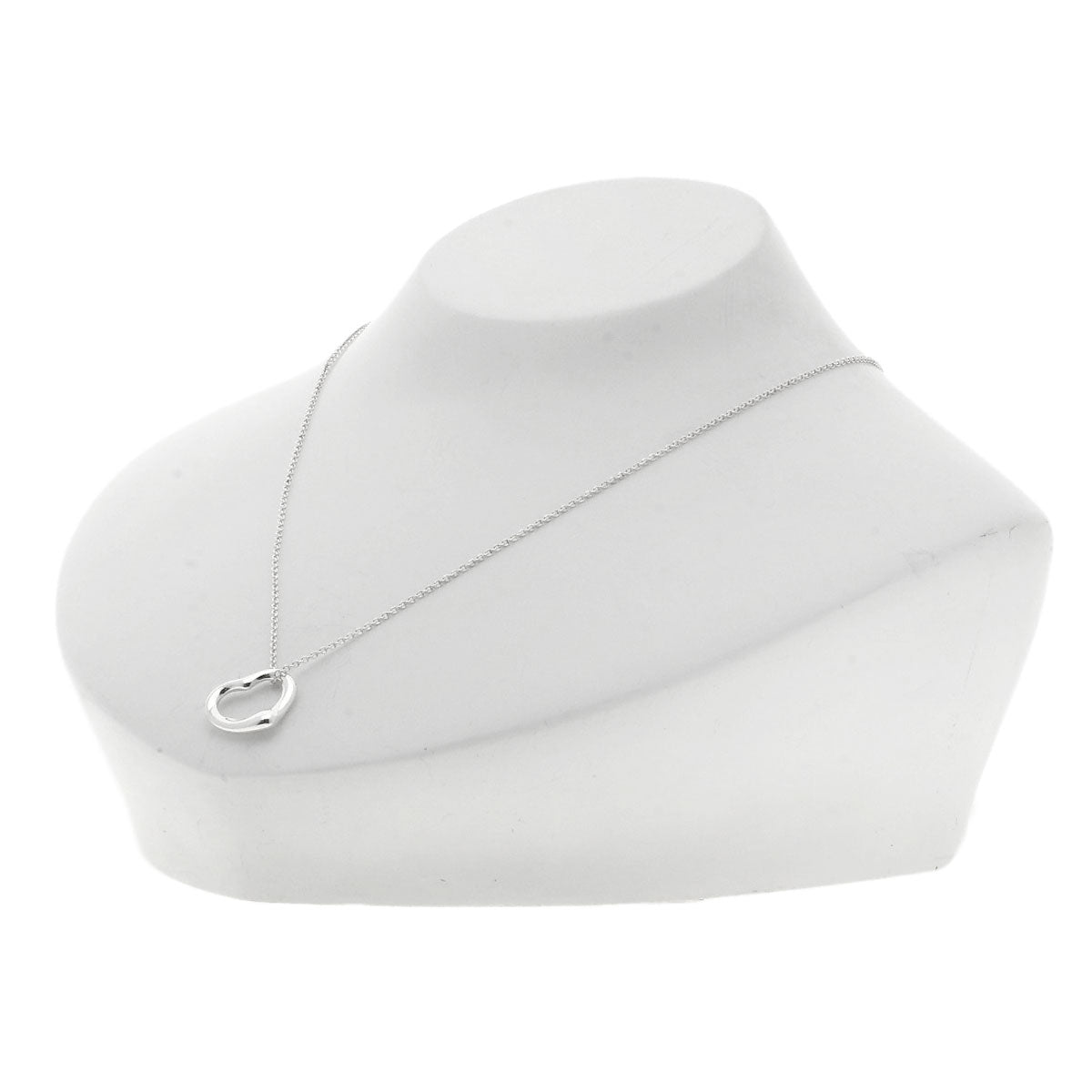 TIFFANY&Co.   Open heart Necklace  Silver Ladies [Used]