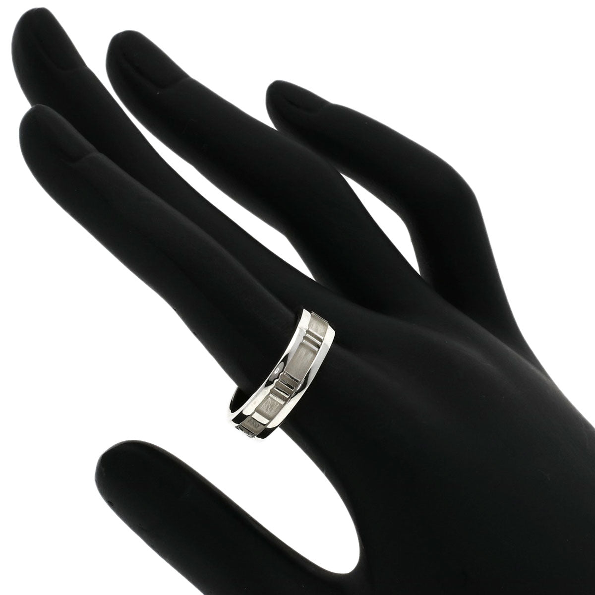 TIFFANY&Co. Atlas Ring Silver Ladies [Used]