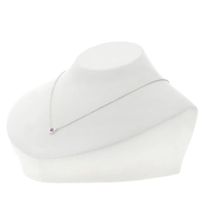 TIFFANY&Co.   By The Yard Pink Sapphire Necklace  Silver Ladies [Used]