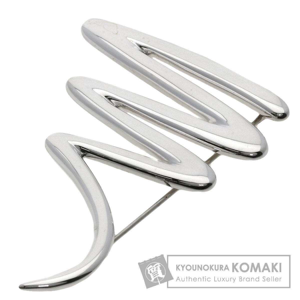 TIFFANY&Co. Scribble Brooch Silver Ladies [Used]