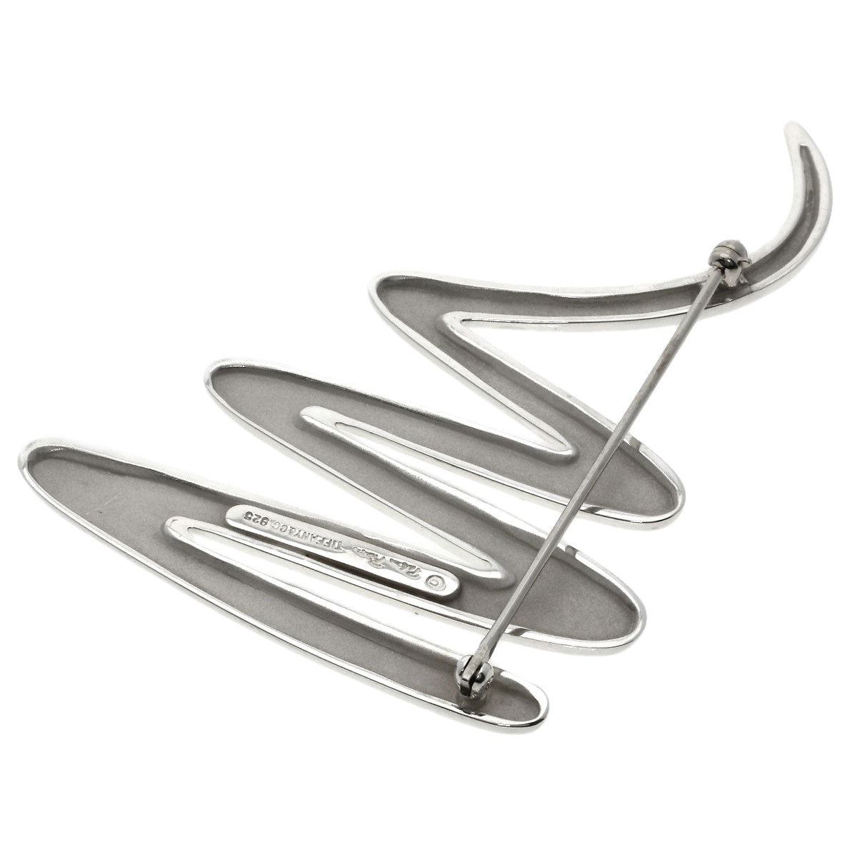 TIFFANY&Co. Scribble Brooch Silver Ladies [Used]