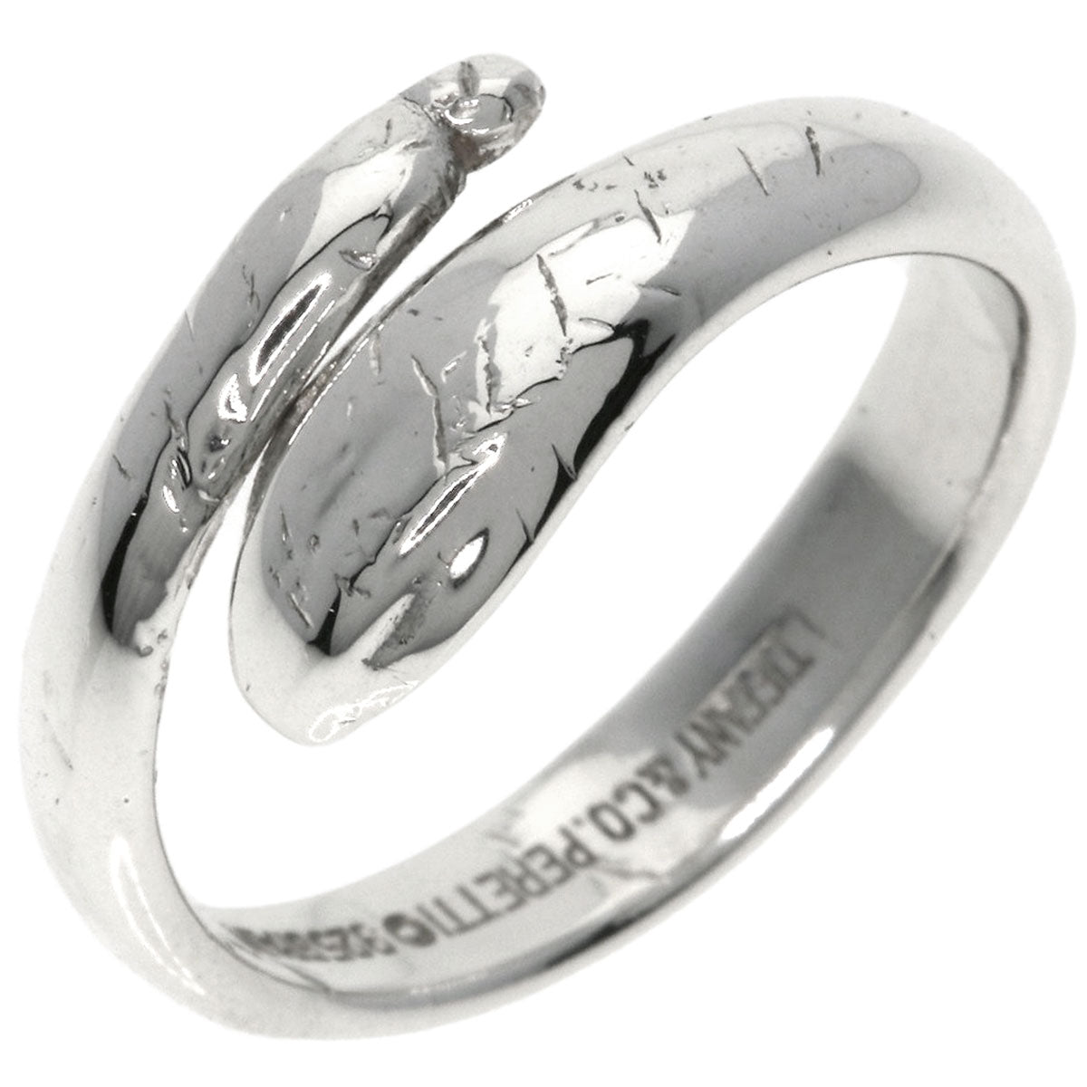 TIFFANY&Co. snake Ring Silver Ladies [Used]