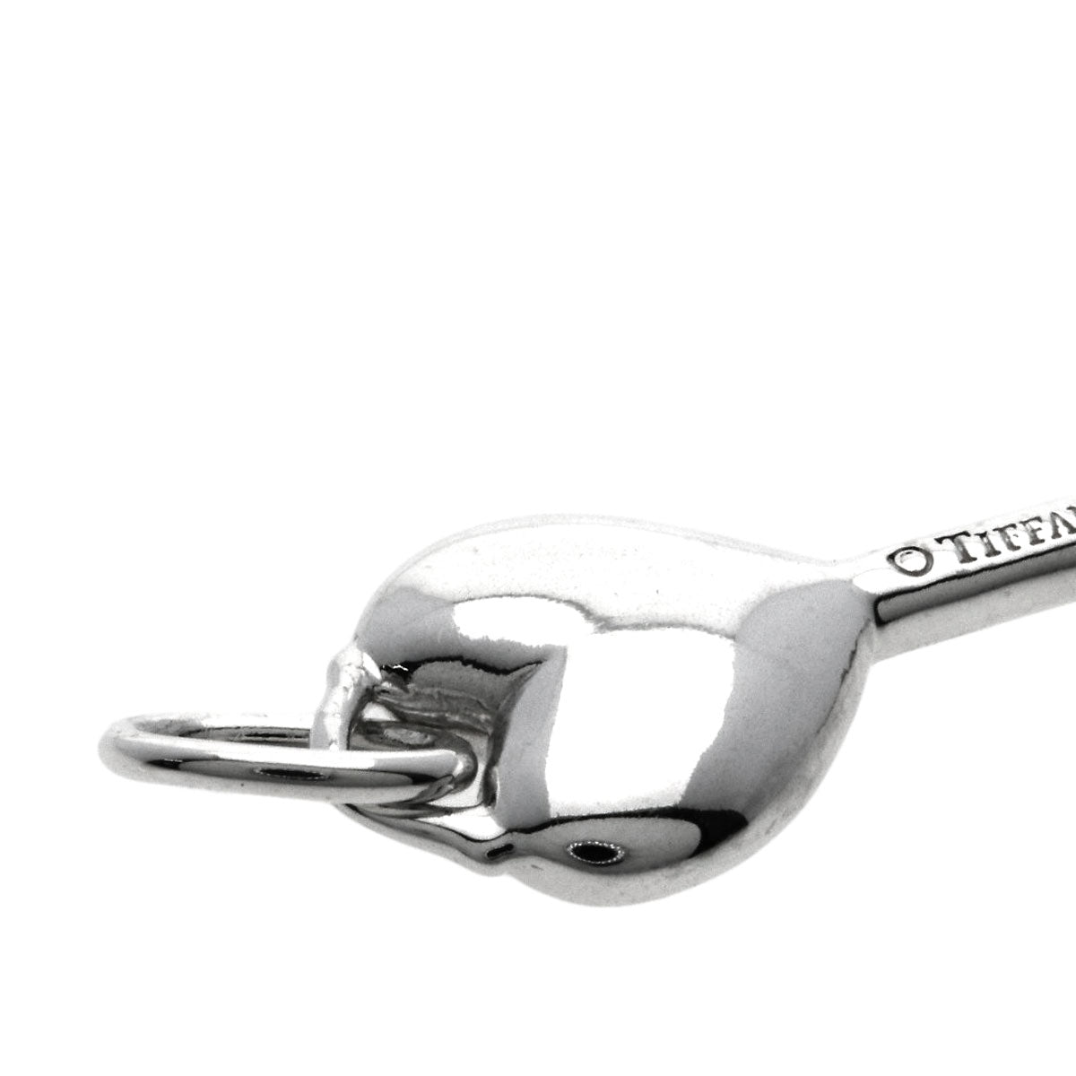 TIFFANY&Co. Heart key Pendant top Silver Ladies [Used]