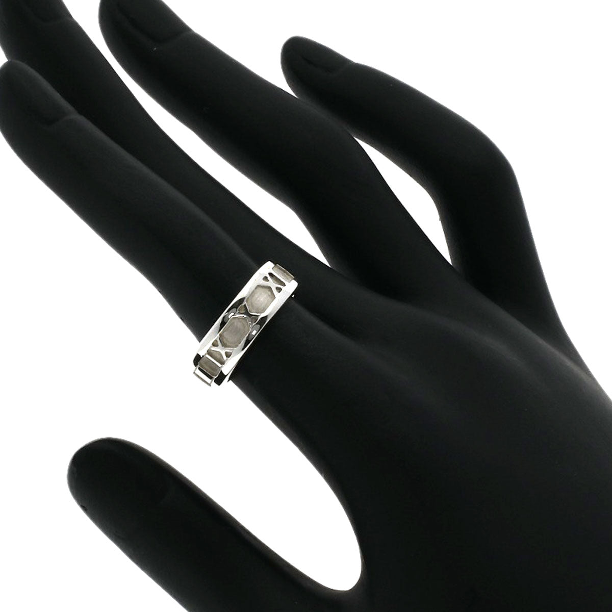 TIFFANY&Co. Atlas Ring Silver Ladies [Used]