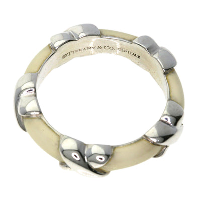 TIFFANY&Co. Enamel Ring Silver Ladies [Used]