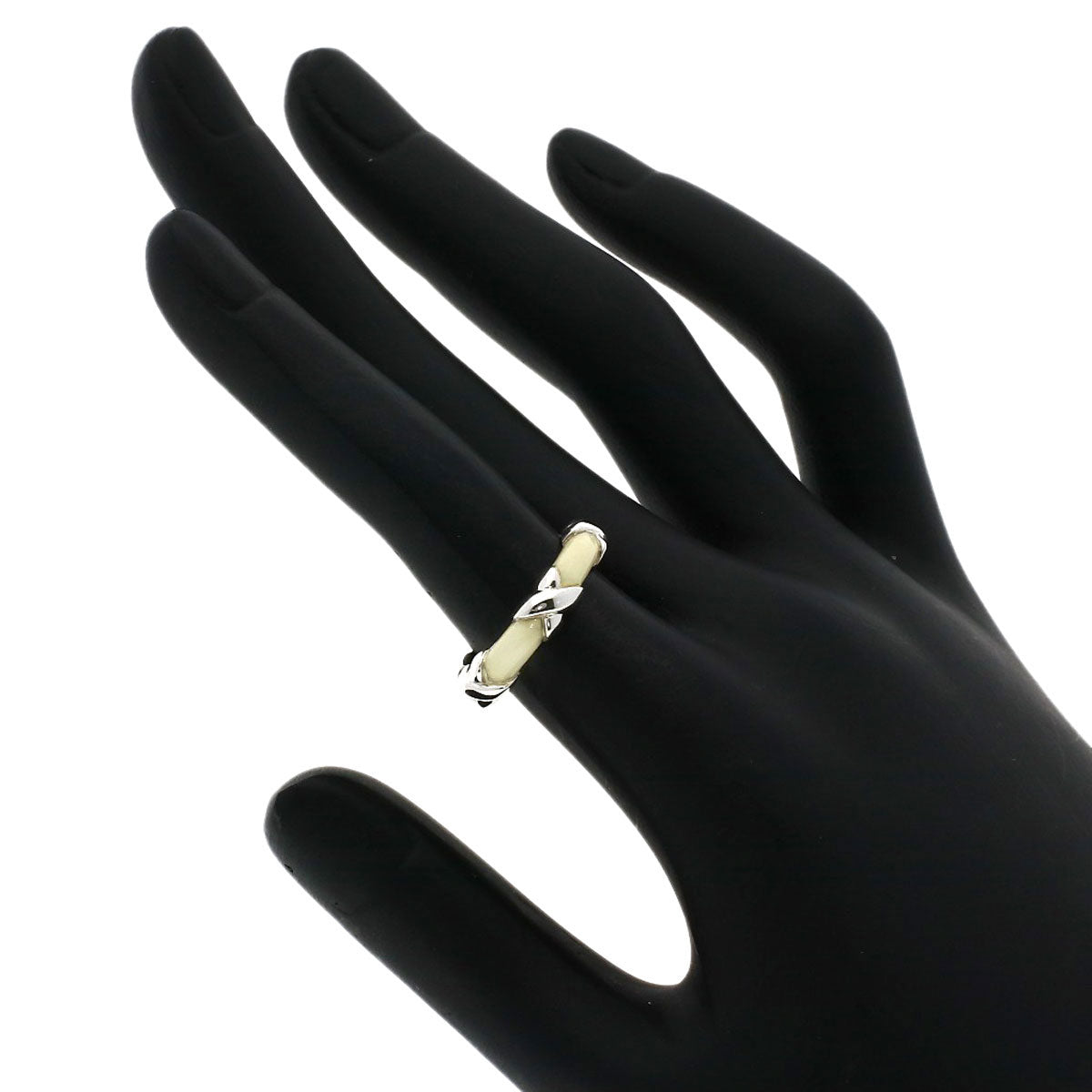 TIFFANY&Co. Enamel Ring Silver Ladies [Used]