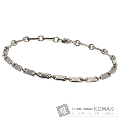 CARTIER   Bracelet Figaro K18 White Gold Ladies