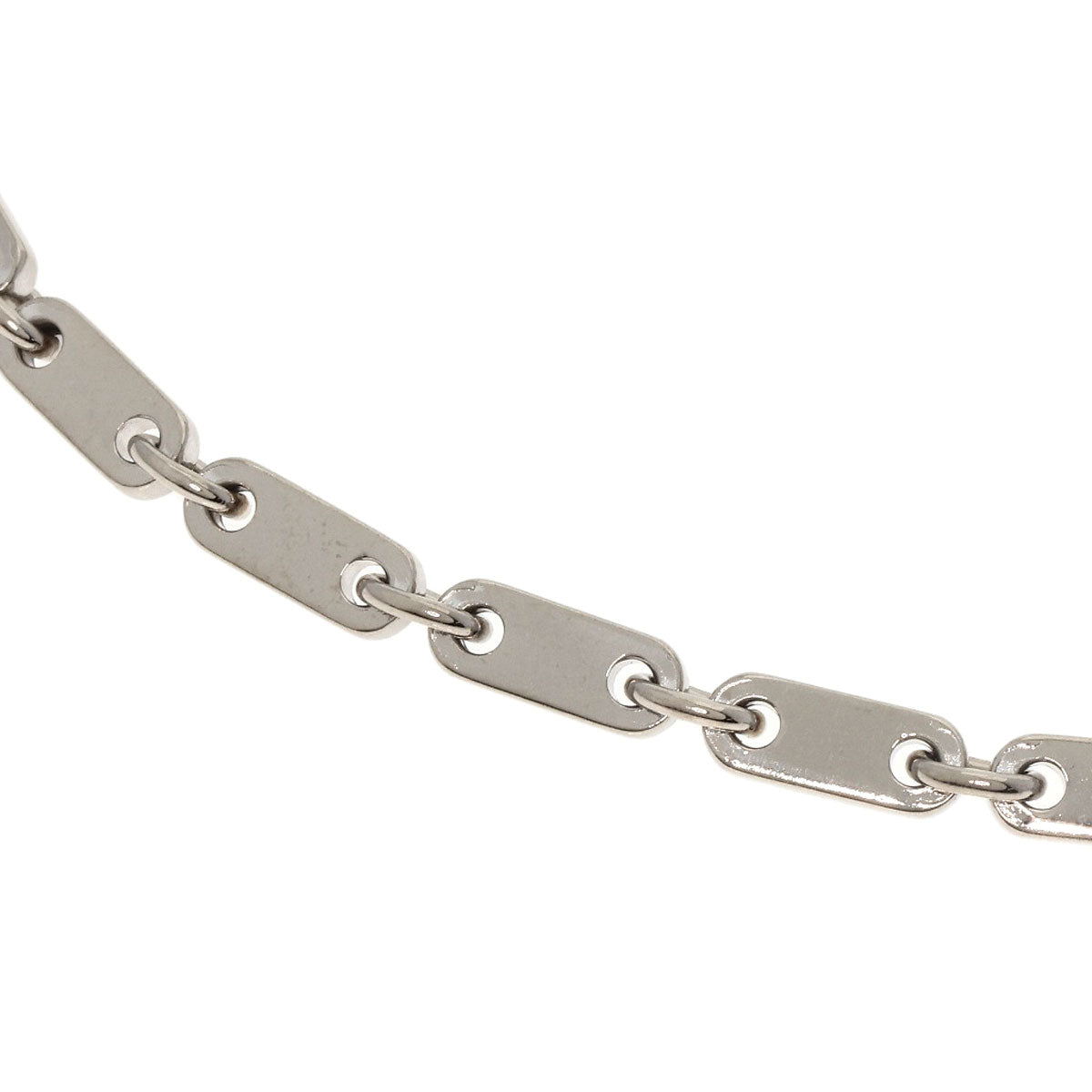 CARTIER   Bracelet Figaro K18 White Gold Ladies