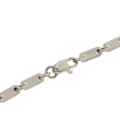 CARTIER   Bracelet Figaro K18 White Gold Ladies