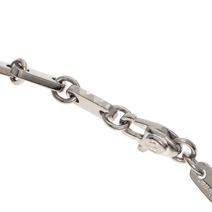 CARTIER   Bracelet Figaro K18 White Gold Ladies