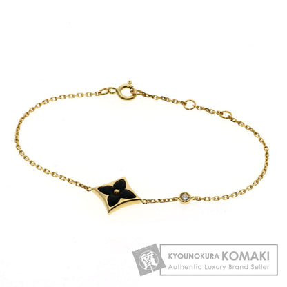LOUIS VUITTON Bracelet Star Blossom 1P Diamond Bracelet K18 Yellow Gold Ladies [Used]