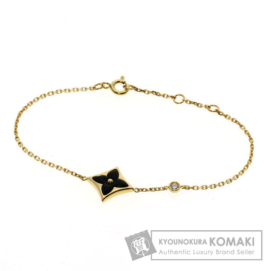 LOUIS VUITTON Bracelet Star Blossom 1P Diamond Bracelet K18 Yellow Gold Ladies [Used]