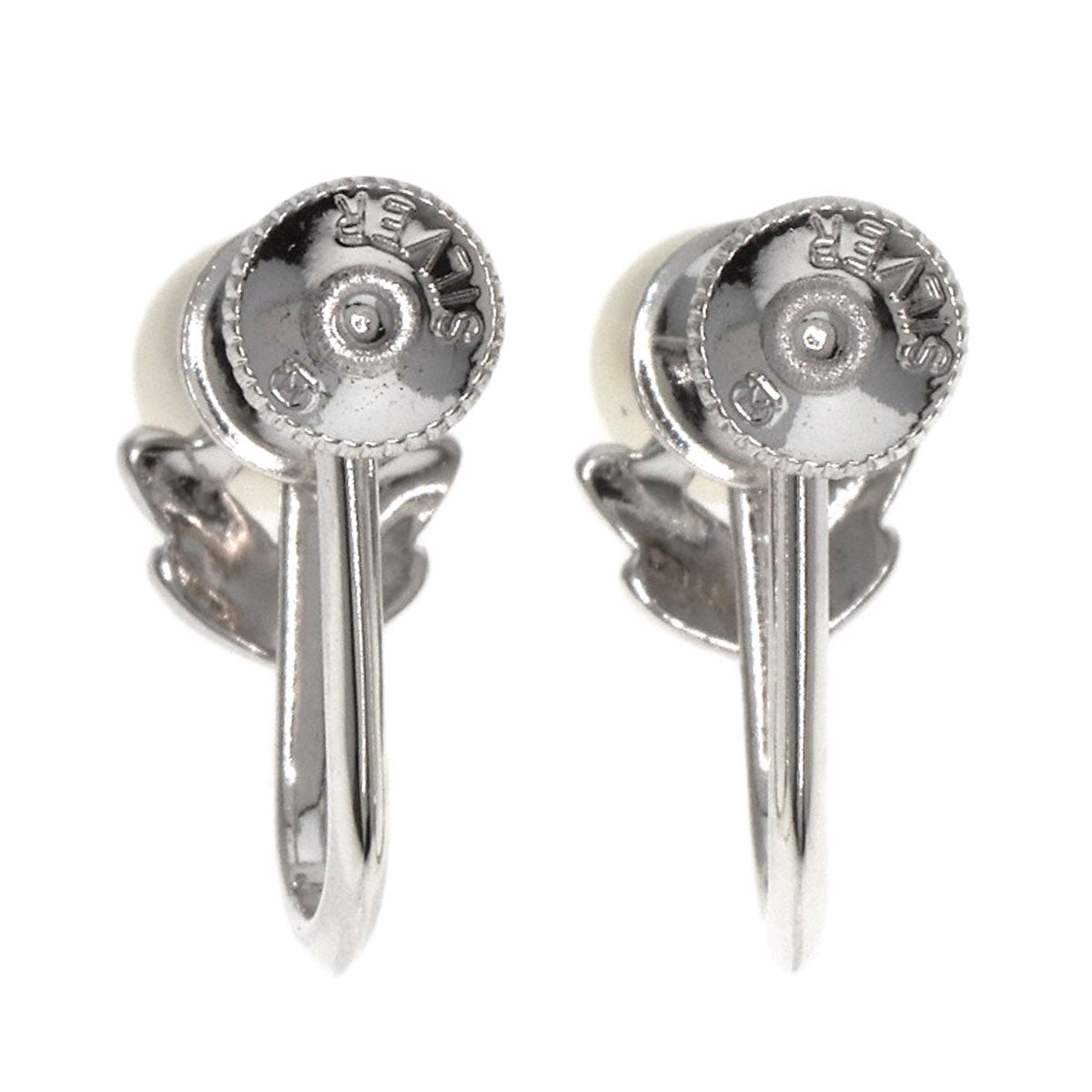 MIKIMOTO Pearl Pearl Earring Silver Ladies [Used]