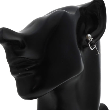 MIKIMOTO Pearl Pearl Earring Silver Ladies [Used]