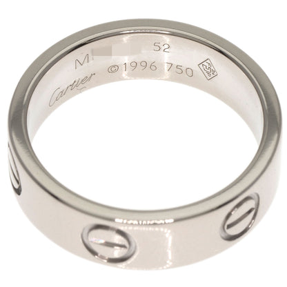 CARTIER   Ring love ring #52 K18 White Gold Ladies