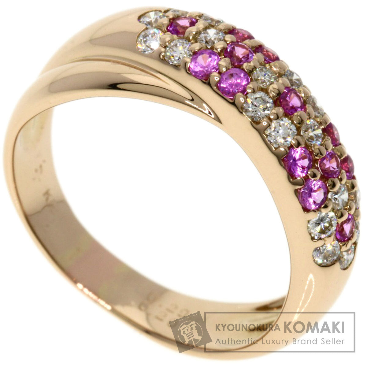 Ponte Vecchio   Ring Piccolini Diamond Pink Sapphire K18 Pink Gold Ladies