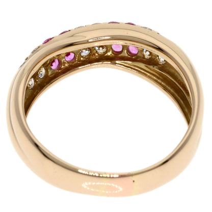 Ponte Vecchio   Ring Piccolini Diamond Pink Sapphire K18 Pink Gold Ladies