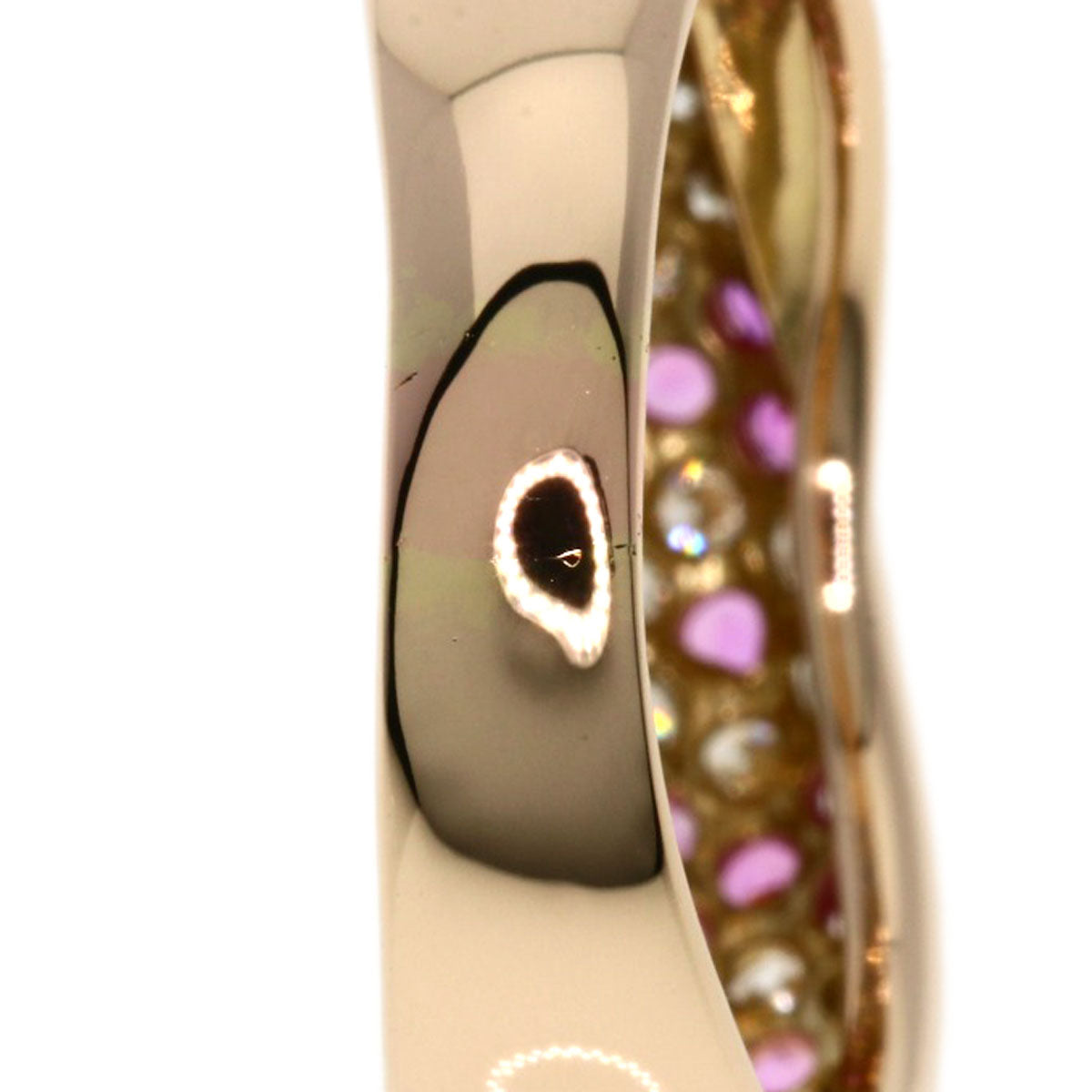 Ponte Vecchio   Ring Piccolini Diamond Pink Sapphire K18 Pink Gold Ladies