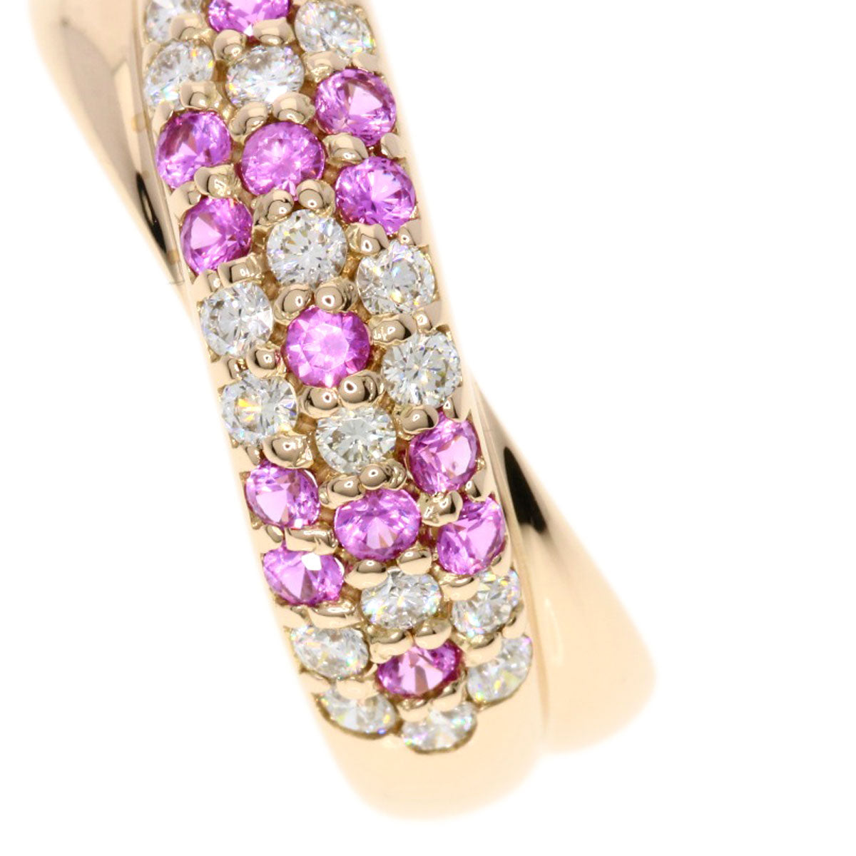 Ponte Vecchio   Ring Piccolini Diamond Pink Sapphire K18 Pink Gold Ladies