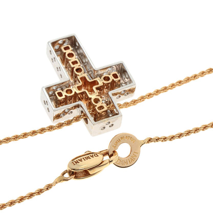 Damiani Belle Epoque Small Diamond Necklace K18 White Gold 18K Pink GoldLadies [Used]