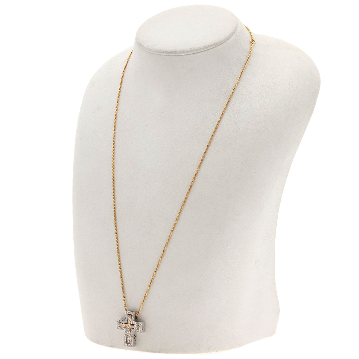 Damiani Belle Epoque Small Diamond Necklace K18 White Gold 18K Pink GoldLadies [Used]